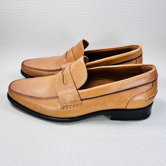 G.H. Bass & Co. Tan Leather Loafers - Picture 3 of 10